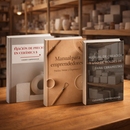 Pack Empreendedorismo Cerâmico (3 Manuais)