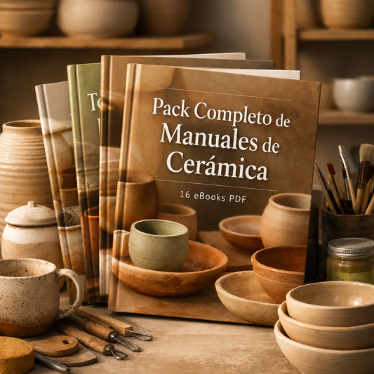 Pack Completo de Cerámica Emprendedor (16 Manuales)