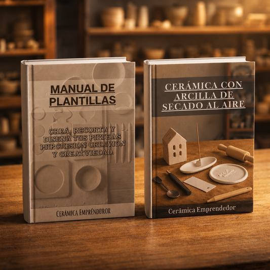 Pack Cerámica sin Horno (2 Manuales)