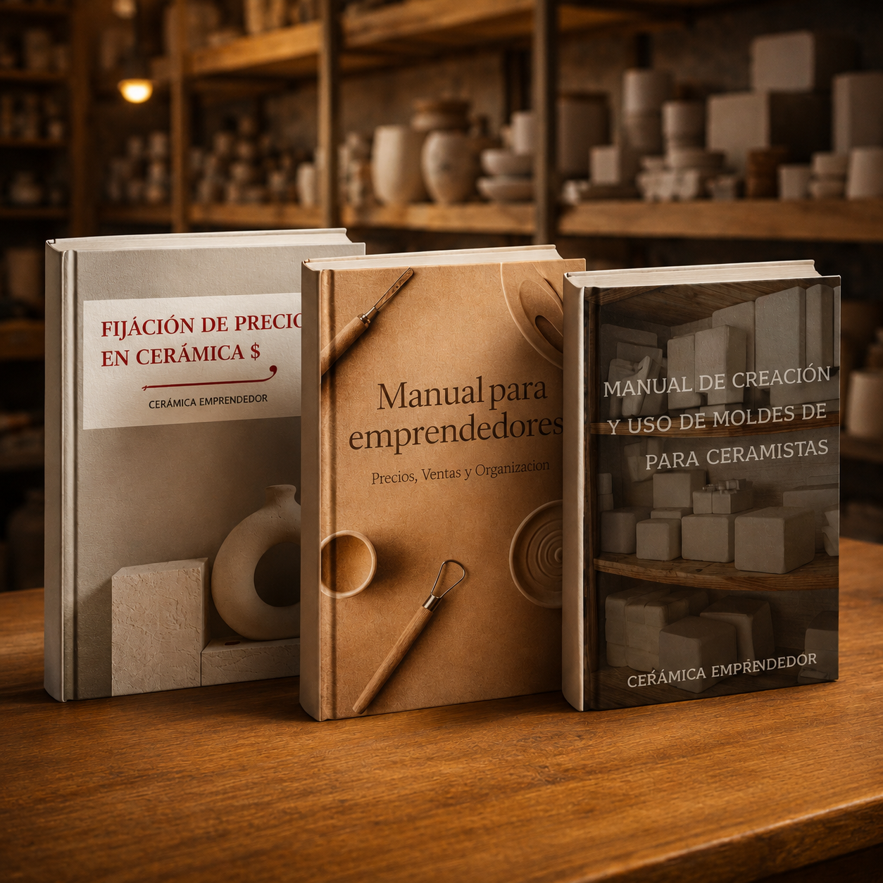 Pack Emprendimiento Cerámico (3 Manuales)